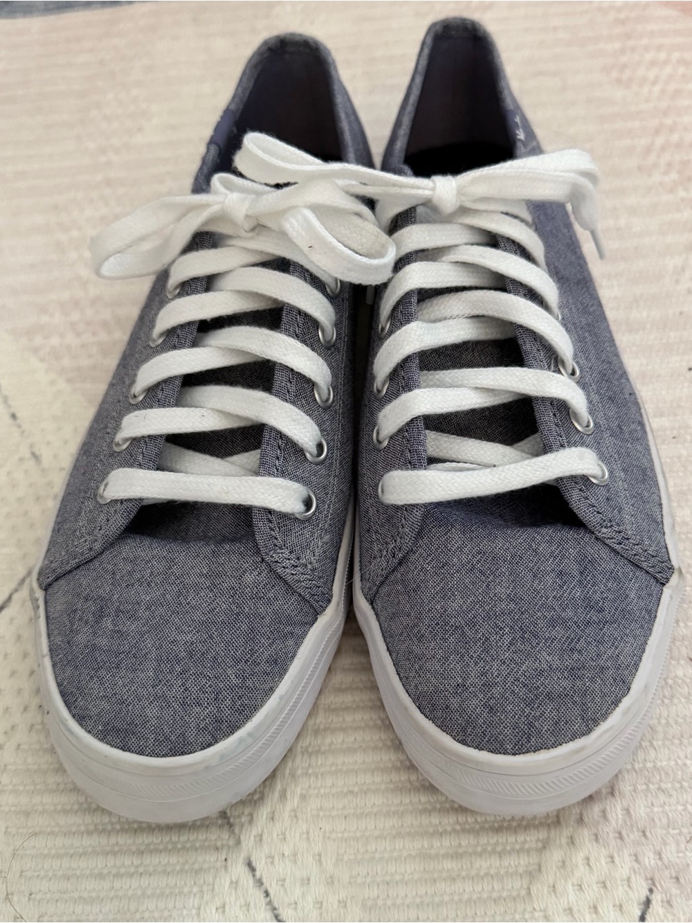 Keds Gray Canvas woman's sneakers size 7.5